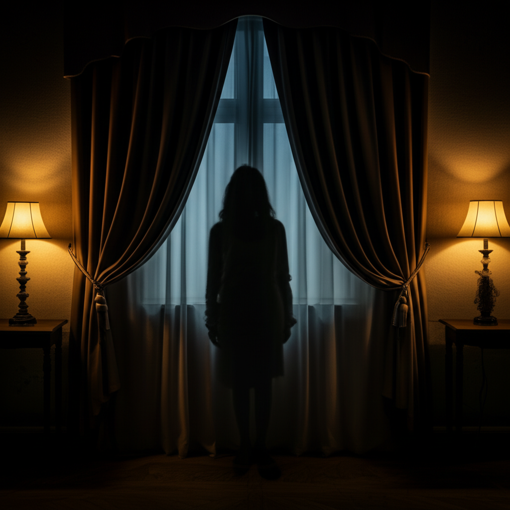 Midnight Curtain: Ghostly Room Fades