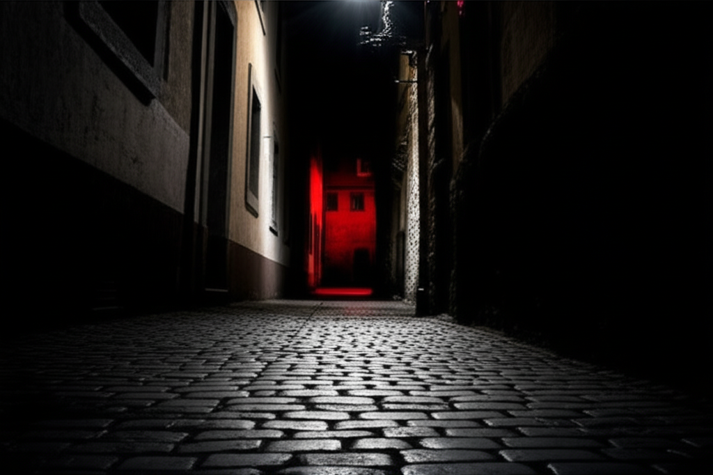 Title is Righteous Killer: He Purifies the City With Blood , keywords are religious mania, righteous