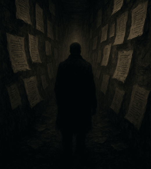 Scary stories to tell in the dark breathing from archive walls